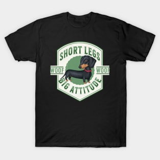 Dachshund-Short Legs, Big Attitude T-Shirt